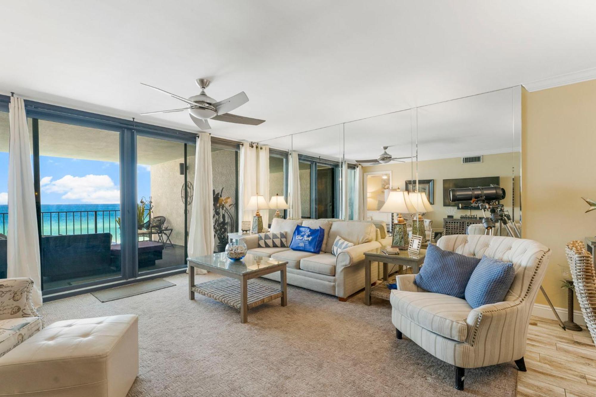 Stunning 2/2 Designer Condo W Coastal Appeal Right On The Gulf! Panama City Beach Exterior foto